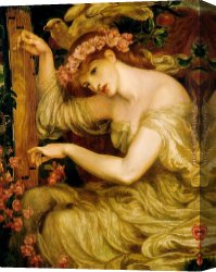 Alexandre-gabriel Canvas Paintings - A Sea Spell by Dante Gabriel Rossetti