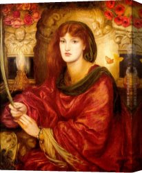 Alexandre-gabriel Canvas Paintings - Sybilla Palmifera by Dante Gabriel Rossetti