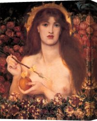 Alexandre-gabriel Canvas Paintings - Venus Verticordia by Dante Gabriel Rossetti