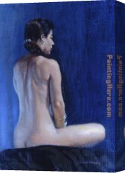 David Canvas Paintings - Meditation by David Hardy