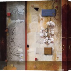 Oriental Canvas Paintings - Oriental Diary by Don Li-Leger