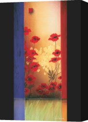 Painter's Canvas Paintings - Painter's Garden II by Don Li-Leger