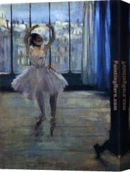 Painter in His Studio Canvas Paintings - Dancer At The Photographer's Studio by Edgar Degas