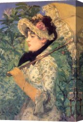 Promise of Spring Canvas Paintings - Spring by Edouard Manet