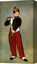 Manet Canvas Paintings - The Fifer by Edouard Manet