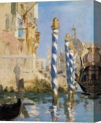 The Doge's Palace From The Entrance to The Grand Canal Canvas Paintings - The Grand Canal Venice by Edouard Manet