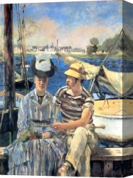 Eduard Canvas Paintings - Argenteuil by Eduard Manet