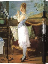 Eduard Canvas Paintings - Nana by Eduard Manet