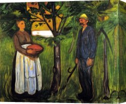 Edvard Canvas Paintings - Fertility II by Edvard Munch