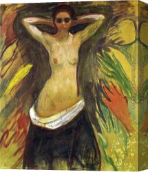 Edvard Canvas Paintings - Hands 1894 by Edvard Munch