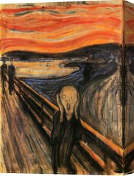Edvard Canvas Paintings - The Scream by Edvard Munch