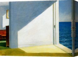Puffins Over Sea Canvas Paintings - Rooms by the sea by Edward Hopper