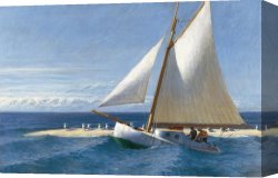 Hopper Canvas Paintings - The Martha McKeen of Wellfleet by Edward Hopper