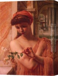 Psyche Canvas Paintings - Psyche in the temple of love by Edward John Poynter