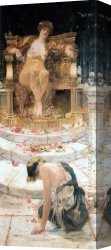 Psyche Canvas Paintings - Psyche at the Throne of Venus by Edward Matthew Hale
