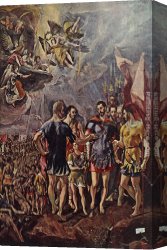 The Martyrdom of St Margaret Canvas Paintings - Martyrdom of St Maurice and his Legions by El Greco