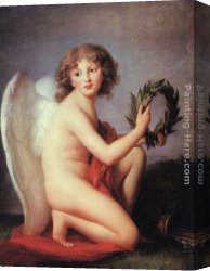 Prince Canvas Paintings - Portrait of Prince Henry Lubomirski by Elisabeth Louise Vigee-Le Brun