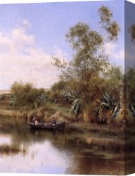 The Boating Party Canvas Paintings - The Boating Party by Emilio Sanchez-Perrier