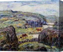 Ernest Canvas Paintings - Springtime by Ernest Lawson