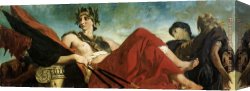 Eugene Delacroix Canvas Paintings - War by Eugene Delacroix
