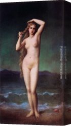 Bather Canvas Paintings - The Bather by Eugene-Emmanuel Amaury-Duval