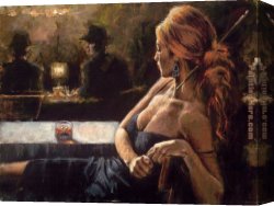La Nature Se Devoilant Devant La Science Canvas Paintings - Cynzia at Las Brujas by Fabian Perez