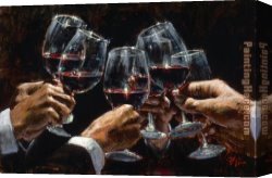 The Voyage of Life Manhood Canvas Paintings - FOR A BETTER LIFE VI by Fabian Perez