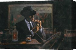 La Nature Se Devoilant Devant La Science Canvas Paintings - WHISKEY AT LAS BRUJAS by Fabian Perez