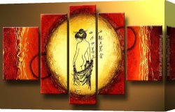 Oriental Canvas Paintings - 6147 by feng-shui