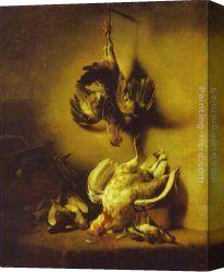 Dead Game Canvas Paintings - Dead Game by Ferdinand Bol
