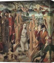 The Martyrdom of St Margaret Canvas Paintings - The Martyrdom of Saint Catherine by Fernando Gallego
