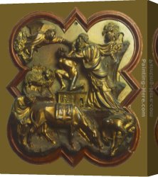 Sacrifice Canvas Paintings - Sacrifice of Isaac by Filippo Brunelleschi