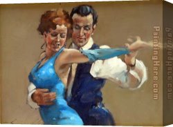 The Night Patrol at Smyrna Canvas Paintings - Dance the Night Away by Flamenco Dancer