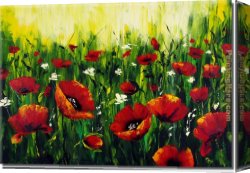 Hearts And Flowers I Canvas Paintings - 21147 by flower