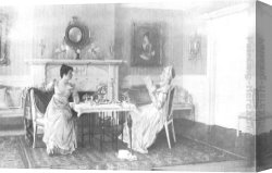 Millet Canvas Paintings - How the Gossip Grew by Francis Davis Millet