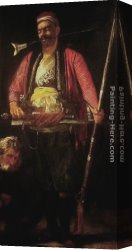 Millet Canvas Paintings - The Turkish Guard by Francis Davis Millet