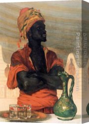 Millet Canvas Paintings - Turkish Water Seller by Francis Davis Millet