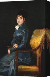 Francisco De Goya Canvas Paintings - Teresa Sureda by Francisco de Goya