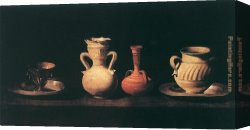 Francisco De Goya Canvas Paintings - Still life by Francisco de Zurbaran
