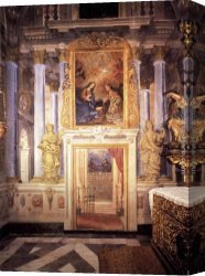 Ceiling Decoration Canvas Paintings - Decoration of the Capilla del Milagro by Francisco Rizi
