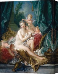 Venus Verticordia Canvas Paintings - The Toilet of Venus by Francois Boucher