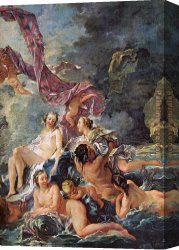 Venus Verticordia Canvas Paintings - The Triumph of Venus  detail by Francois Boucher