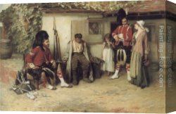 Frank Holl Canvas Paintings - Deserted by Frank Holl