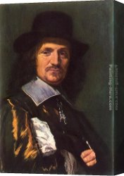 Painter's Canvas Paintings - The Painter Jan Asselyn by Frans Hals