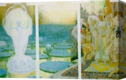 St Gregory Delivers The Soul of a Monk Canvas Paintings - The Lotus Soul by Frantisek Kupka