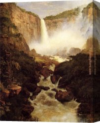 Genesis The Fall And Expulsion From Paradise The Original Sin Canvas Paintings - Tequendama Falls, near Bogota, New Granada by Frederic Edwin Church