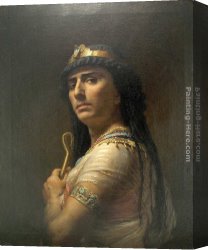 Napoleon, King of Italy Canvas Paintings - King David by Frederick Arthur Bridgman