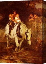 Steady Canvas Paintings - Steady by Frederick Morgan