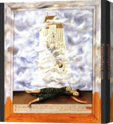 Frida Canvas Paintings - The Suicide of Dorothy Hale by Frida Kahlo
