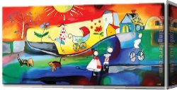 Funny Canvas Paintings - 7140 by funny